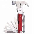 18 In 1 Stainless Steel Portable Camping Claw Hammer Type Machinist Application Multitool Hammer With Pliers. 