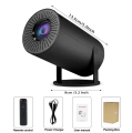 HY300  Projector Android 11 1080P 1280*720P Home Outdoor Cinema Projector. 