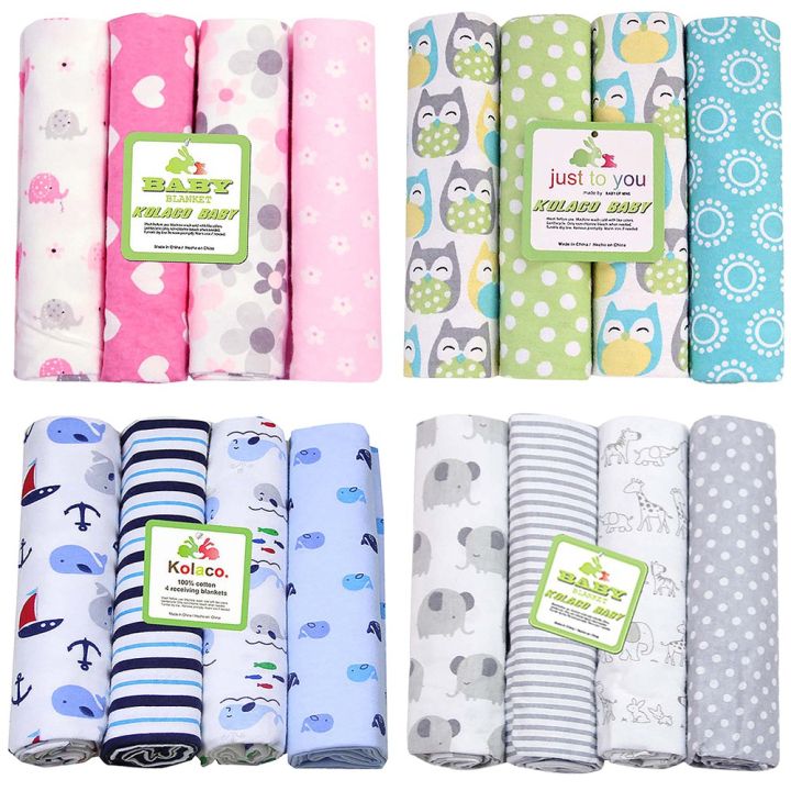 Baby In Blanket Cotton Flannel Blanket Towel Newborn Receiving