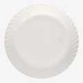 White Milda Plastic Plain Dining Plate 10inch. 
