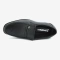 Fashion Men Loafers Black Genuine Leather Slip-On Men's Dress Shoes Wedding Party Formal Suit Shoe Men(074). 