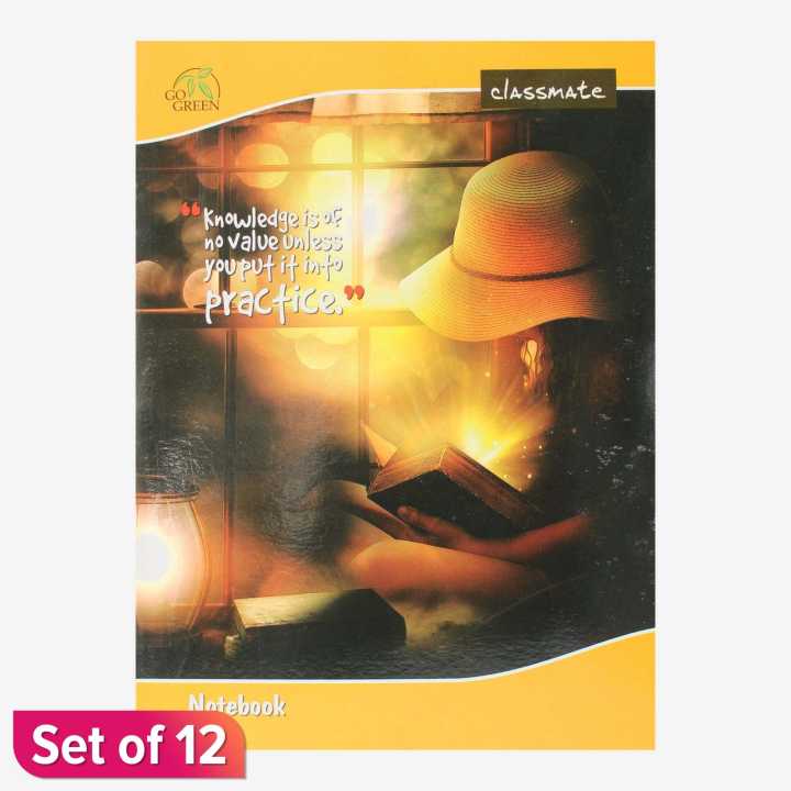 Set OF 12 Classmate Book Printed Math Copy