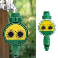 Durable Plastic Automatic Sprinkler Dual Dial Code Battery Powered Irrigation Timer Electronic Timed Irrigation Controller Garden Outdoor Tool. 