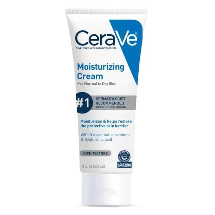 Cera V Moisturizing Cream – Face & Body, Normal to Dry Skin, 8 fl oz (236ml)