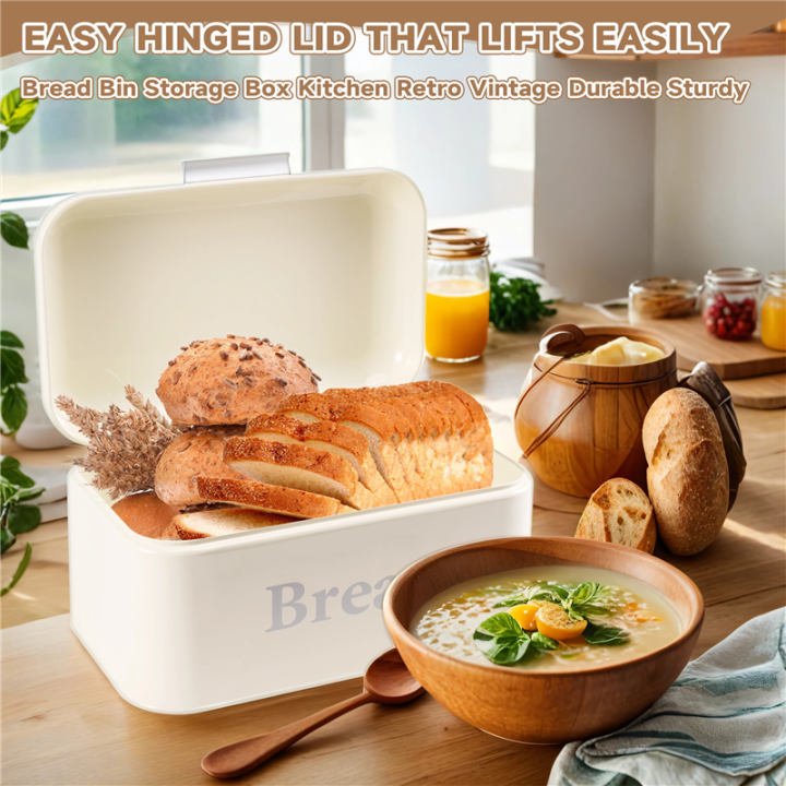Vintage%20Bread%20Box%20Cupboard%20Iron%20Snack%20Box%20Desktop%20Finishing%20Dust-Proof%20Storage%20Box%20Storage%20Bin%20Keeper%20Food%20Kitchen%20Shelf%20Decor%20White%20-%20Image%209