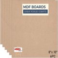 8 Inch x 10 Inch Mdf Board For Diy Art And Craft Pack Of Six. 