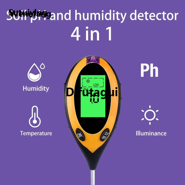 Difutagui%20Wenefang%20Sutuiying%20Soil%20PH%20and%20Humidity%20Tester%20Nutrient%20Water%20Tester%20High%20Precision%20Fifty%20percent%20discount%20Sales%20promotion%20Bargain%20price%20Household%20Gardening%20Flower%20Grass%20Fertility%20Meter%201PC%20-%20Image%203