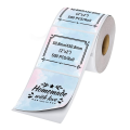 Shipping Label Printer Label Sticker Round Label Square Label DIY Logo Design 2X2 Starrysky Round -500Pcs Easy Install Easy to Use. 