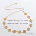 Bohemian Style Adjustable Waist Chain Belt Vintage Openwork Body Jewelry for Women. 