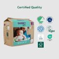 Bambo Nature Baby Diapers Size 2 S (3–6 kg) – 30 pcs  (Pack of 5) Tape Style | Eco-Friendly, Soft & Sensitive Skin Safe Diapers. 