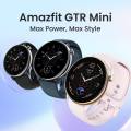 Amazfit GTR Mini AMOLED Display Bluetooth Calling 14 day Battery life Water Resistant. 