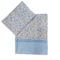 Single Size Cotton Bedsheet With 1 Pillow Cover (60*90inch). 