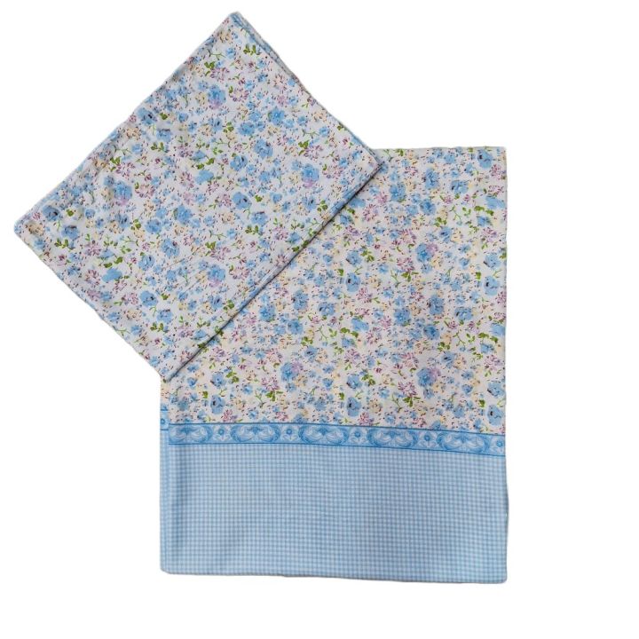 Single Size Cotton Bedsheet With 1 Pillow Cover (60*90inch)