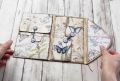 Sweet Journal DIY Making Kits Material Paper Set File Folder Retro Butterfly Mini Folio Series Scrapbooking for Handmade Paper Cards Making Craft Decorative Creative Gift. 