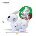 Light And Music Hopping/Walking Rabbit Toy For Baby Boys & Girls for Playing Fun , Birthday Gift Item, White Colour Bunny. 