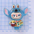 Cartoon Oversized Ice Transparent Labubu Costume DIY Resin Accessories Cream Glue Cup Fridge Magnet Decoration Materials. 