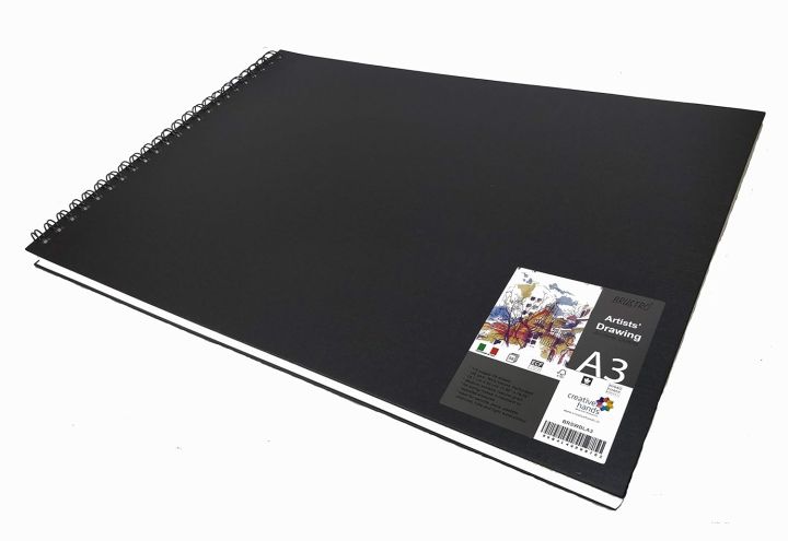 Brustro Artists Sketch Book Wiro Bound A3 Size, Landscape, 116 Pages ...