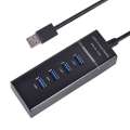 High Speed 5Gbps 4 Ports USB HUB 3.0 Splitter Adapter for Laptop PC / Notebook / Computer Peripherals Accessories. 