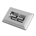 Door Window Switch Driver Side for Pickup Truck Chrome 2 Button Replacement Accessories. 