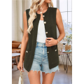 Women's Summer Sweater Vest black S. 