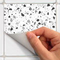 Artsy Home Wall Stickers Premium Cement Tiles Taormina 48pcs - 10cm x 10cm. 