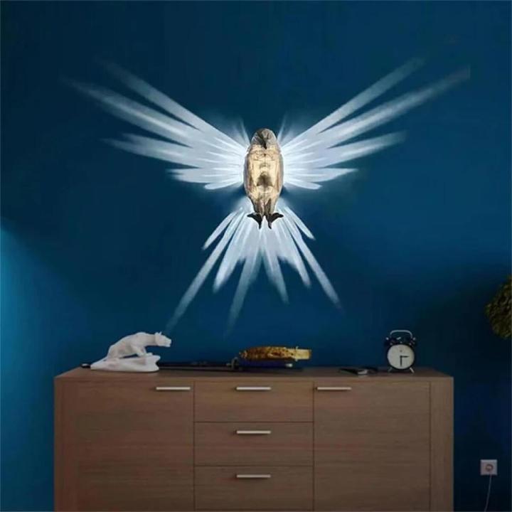 3D%20Bird%20Wall%20Lamp%20Body%20Animal%20Lighting%20Lustre%20Modern%20Creative%20Atmosphere%20Halloween%20Owl%20Eagle%20Shape%20Projector%20-%20Image%204