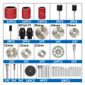121Pcs Mini Tool Accssory Set HSS Mini Drill Bit Diamond File Cut Set Off Saw Blade Polishing Sanding Cutting Kit. 
