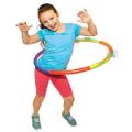 Kids Hula Hoop - Adjustable Collapsible Colourful Indoor Outdoor Fitness Gymnastic. 