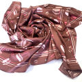 Authentic Corner Light Weight Summer Scarf Soft Silky Small For Women. 