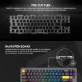 Fantech Maxfit70 MK911 Wireless Bluetooth Wired 65% Mechanical Keyboard Gaming. 