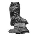 Reusable Long Waterproof Dustproof Rain Shoe Cover with Anti Slip Sole. 