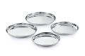 Neelam Stainless Steel Heavy Premium 12 No. NP Thali set of 6 Pcs. 