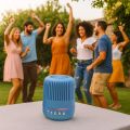 Durable Intelligent Wireless Bluetooth Speaker Surround Sound Portable Mini Speaker Charging Bluetooth Loudspeaker Gift. 