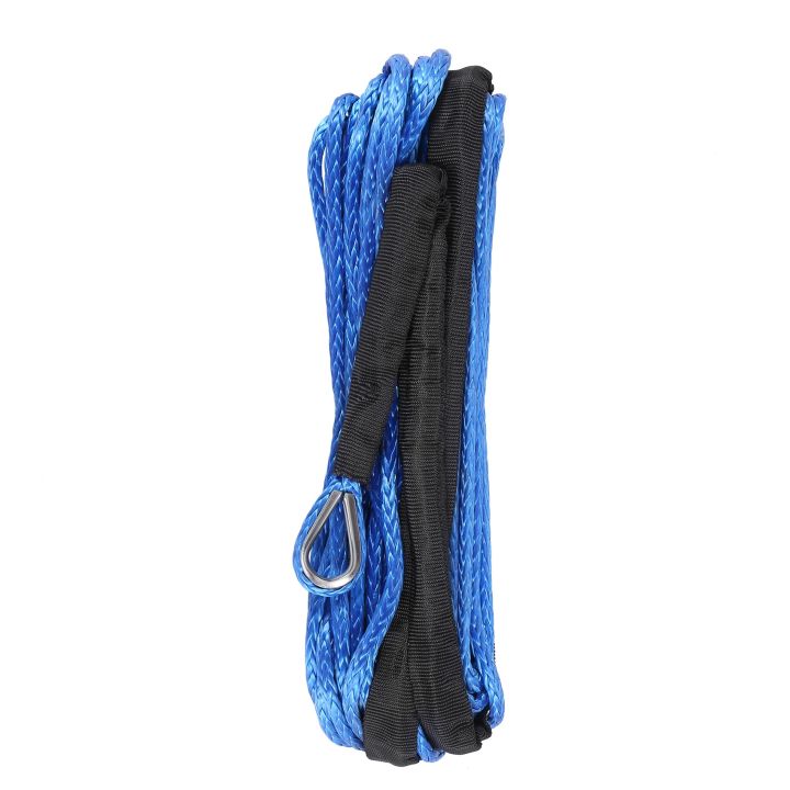 Traller Rope 7700Lbs Electric Winch Rope Nylon Rope High Strength Fiber Rope 6mmx15M ...
