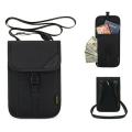 Lightweight  holder Concealed Secure Waterproof Security neck stash pouch wallet  -blocking Travel wallet bag for Travelers Tourists Backpacking Outdoor activities International trips. 
