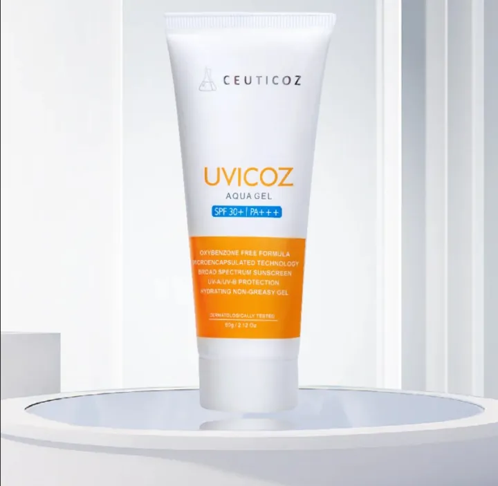 Ceuticoz%20Uvicoz%20Aqua%20Gel%20Sunscreen%20SPF%2030+%20PA+++,%2060gm%20By%20Amore%20-%20Image%203