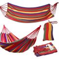 Portable Canvas Hammock With Carry Bag - Single. 