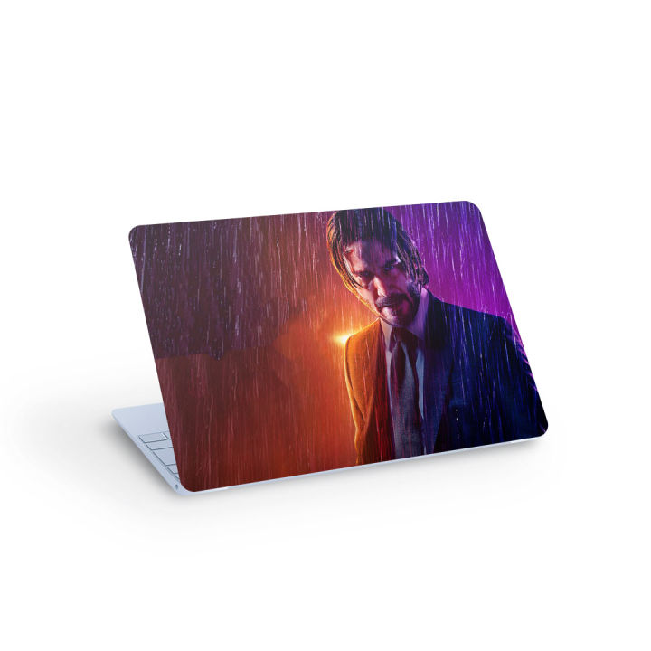 Laptop Back Sticker For Up to 15.6inch Laptop (John Wick Design 2)