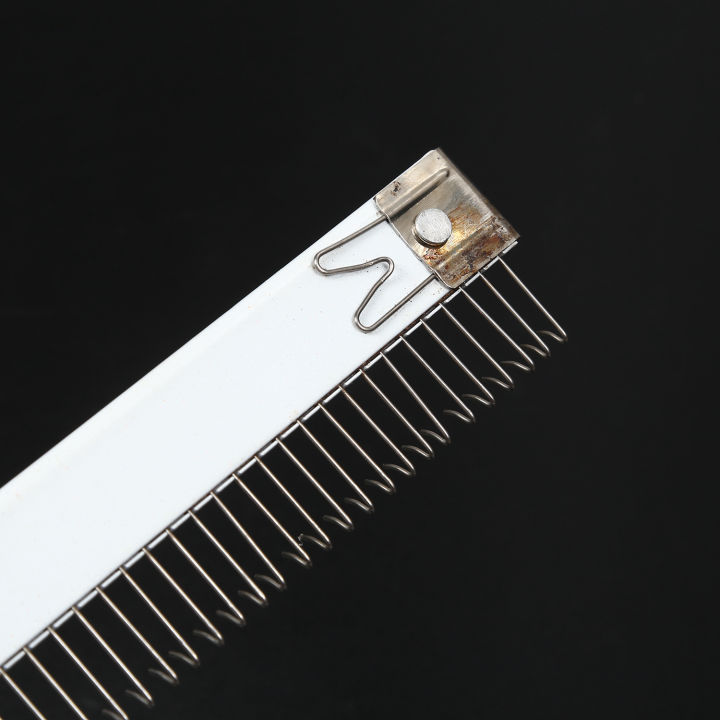 Practical%2044.5cm%20Stainless%20Steel%20Silver%20Cast%20on%20Comb%20Knitting%20Machine%20for%20All%204.5mm/9mm%20for%20Knitting%20Machine%20Needle%20Part%20-%20Image%205