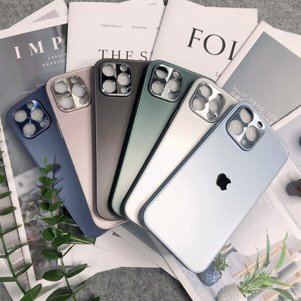 For iPhone 15 14 Plus 12 Pro Max 13 11 Pro for iPhone 13 Pro Max 11 12 Pro Alloy Phone Case Square Frame Case Cover with Logo