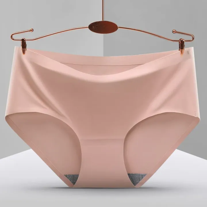 2%20Pcs%20Seamless%20Panty%20-%20Underwear%20-%20Ice%20Silk%20Panties%20For%20Women%20-%20Image%202
