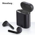 Wenefang 【New Innovation】I7 Mini Wireless Bluetooth Earphone 5.0 Stereo Earbuds Headset Sports Headphones With Charging Box For Smart Phone. 