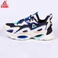 PEAK Retro Casual Shoes Rice White/Black For Men E13507E. 