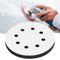 10 Pack Soft Density Interface Pads 5 Inch 8 Holes Hook and Loop Sponge Cushion Buffer Backing Pad Foam Interface Pads. 