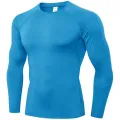 All Season Sport Inner Compression Round Neck Full Sleeve Multicolor T-Shirt For Men. 