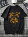 Lamb Of God Band Printed T-Shirt For Men And Women. 