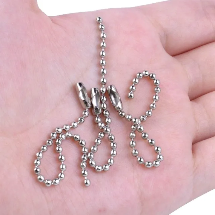 Rustproof%20Stainless%20Steel%2036"%20Pull%20Chain%20Silver%20#6%20Size%20Bead%20Chain%20Extender%20Extension%20Roller%20Shade%20Window%20Blind%20Vertical%20-%20Image%204