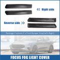 Front Bumper Lamp Hood Fog Light Cover Decorative Strip. 
