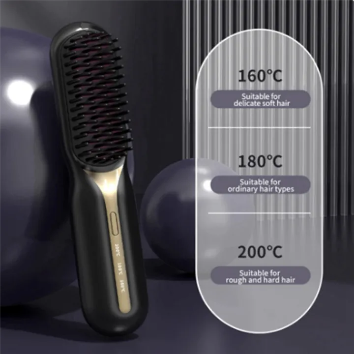 OUMERY%20Cordless%20Hair%20Straightener%20Hot%20Heating%20Comb%20Professional%20Electric%20Brush%20for%20Hair%20Smoothing%20Iron%20Negative%20Ion%20Hair%20Care%20B%20-%20Image%203