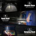 New COB LED Work Light Super Bright Cordless Flashlight with Hook Brightness Adjustable Inspection Lights Car Repair Outdoor Camping. 